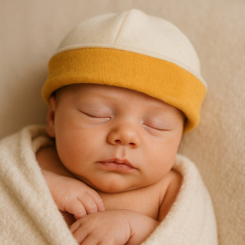 Newborn Hat in Organic Cotton - Honey