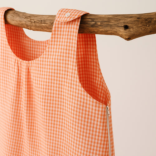 Organic Cotton Summer Sleeping Bag - Vichy