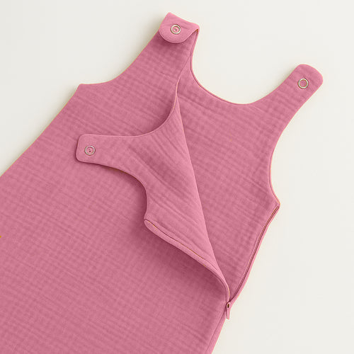 Organic Cotton Summer Sleeping Bag - Pink