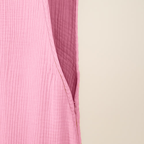 Organic Cotton Summer Sleeping Bag - Pink